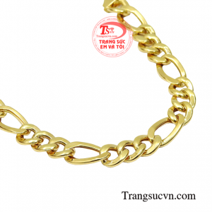 Lắc tay nam vàng Italy là món trang sức không thể thiếu trong tủ đồ của phái mạnh.