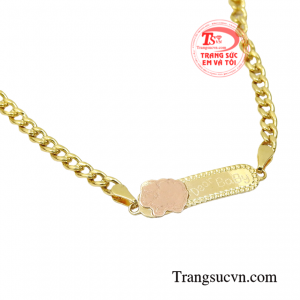 Lắc tay vàng tây trẻ em nhận đặt chế tác theo yêu cầu.