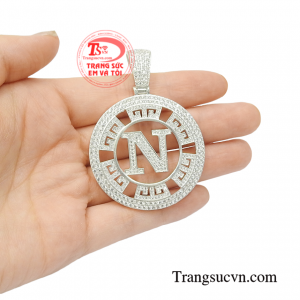Mặt dây bạc nam thời thượng giao hàng tận nơi.