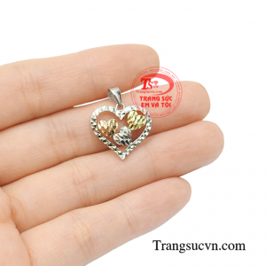 Mặt vàng trắng nữ trái tim chất lượng.