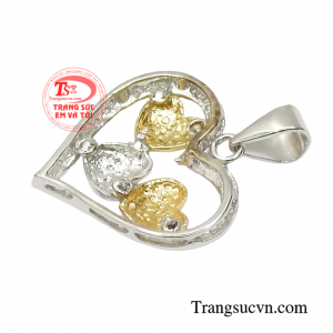 Mặt vàng trắng nữ trái tim giao hàng tận nơi.