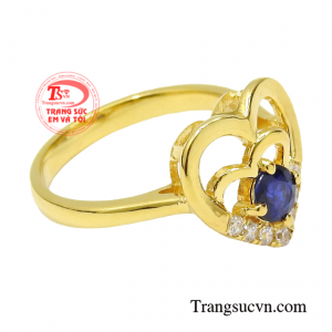 Chiếc nhẫn sẽ đem lại nhiều may mắn trong phong thủy cho những người mệnh thủy và mộc.