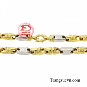 Dây chuyền nam vàng tây sang trọng Dây chuyền nam sáng bóng