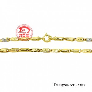 Dây chuyền nam vàng tây sang trọng Dây chuyền nam sáng bóng