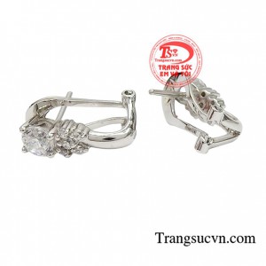 Hoa tai vàng tây dành cho nữ kiểu tinh tế, đeo hoa tai hợp thời trang