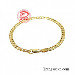 Lắc tay nam vàng lãng tử này sẽ giúp bạn trông cá tính và thời thượng hơn rất nhiều