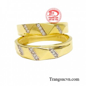 Nhẫn cưới hạnh phúc ngọt ngào là minh chứng cho một tình yêu sâu sắc, ghi dấu hạnh phúc theo thời gian