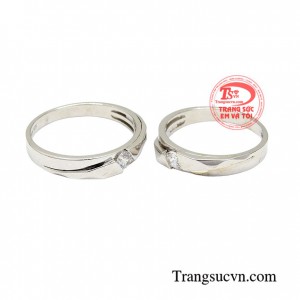 Đôi nhẫn cưới này là minh chứng cho tình yêu hạnh phúc của đôi uyên ương