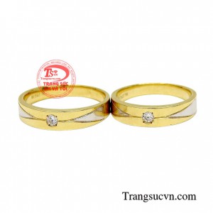 Nhẫn cưới yêu thương hạnh phúc tượng trưng tình yêu duy nhất, gắn bó bền lâu