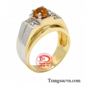 Nhẫn nam thạch anh vàng phong thủy là sản phẩm nhẫn nam đẹp được lựa chọn phù hợp với cá tính riêng khiến cho vẻ ngoài của bạn thêm cuốn hút và nổi bật