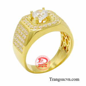 Nhẫn nam vàng hưng thịnh mang đến sự thành công cho người đàn ông.