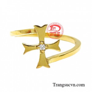 Nhẫn thánh giá độc đáo được chế tác theo công nghệ hiện đại tạo nên một sản phẩm hoàn hảo