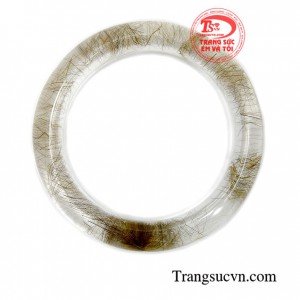 Vòng tay thạch anh tóc an yên là vòng tay mang lại nhiều năng lượng tốt mang may mắn cho người đeo