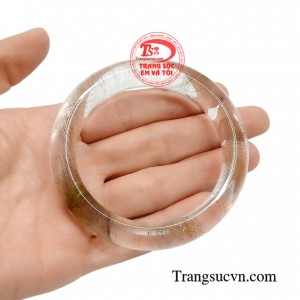 Vòng tay thạch anh tóc an yên tốt cho người mệnh kim và thổ
