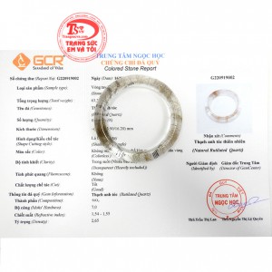 Vòng tay thạch anh tóc an yên