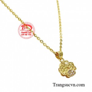 Dây chuyền nữ vàng vàng tây sang trọng