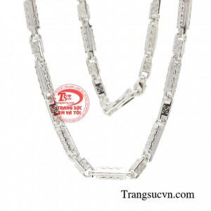 Dây chuyền bạc nam phong lưu