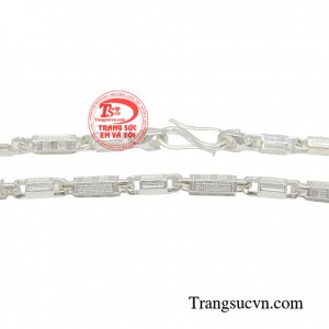 Dây chuyền bạc nam thần thái