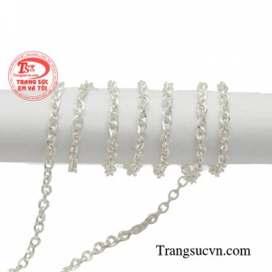 Dây chuyền bạc tinh khôi