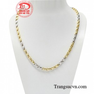 Dây chuyền nam cao cấp là sản phẩm vàng Ý cao cấp với thiết kế đặc biệt độc đáo và sắc nét