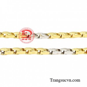 Dây chuyền nam vàng tây sang trọng Dây chuyền nam sáng bóng
