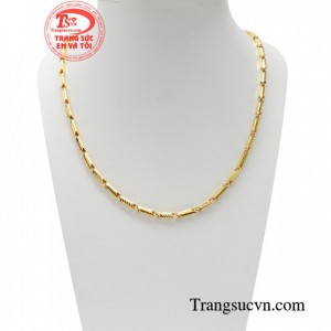 Dây chuyền nam thời đại mang phong cách trẻ trung hiện đại rất hợp với các bạn trẻ