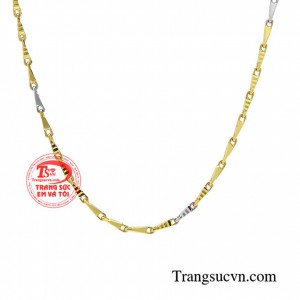Dây chuyền nữ vàng vàng tây sang trọng