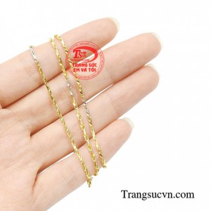 Dây chuyền nữ vàng tinh xảo