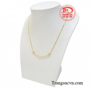 Dây chuyền nữ vàng tây sang trọng Dây chuyền nữ sáng bóng