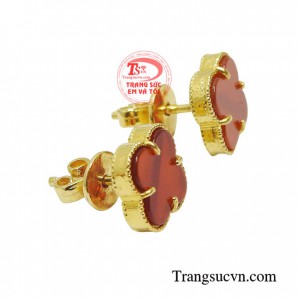 Hoa tai 4 lá hạnh phúc