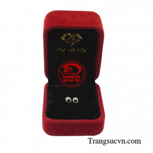 Hoa tai sapphire thời trang