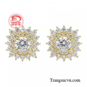 Hoa tai thời trang đẳng cấp là món phụ kiện không thể nào thiếu của chị em.
