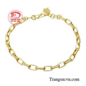 Lắc tay vàng thông thái luôn đồng hành với con trong mọi hành trình phát triển của cuộc đời. 