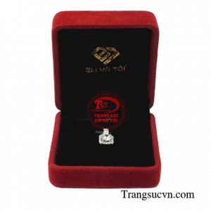 Mặt dây bạc duyên dáng