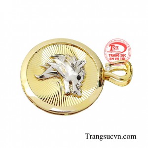 Mặt dây sói cá tính dễ dàng kết hợp các loại dây chuyền hợp thời trang và cá tính hơn