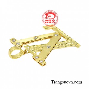 Mặt dây vàng thời thượng