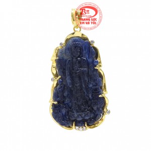 Mặt phật bọc vàng bình an là biểu tượng cho điềm lành, cho lòng từ bi, lòng bao dung bác ái