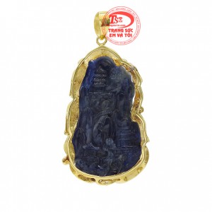 Mặt dây chuyền đá bọc vàng dành cho Nam