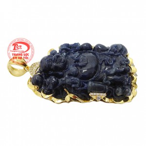 Mặt dây chuyền đá bọc vàng dành cho Nam