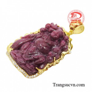 Mặt phật bọc vàng hoan hỉ