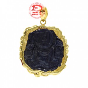 Mặt dây chuyền đá bọc vàng dành cho Nam