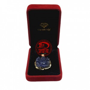 Mặt phật bọc vàng may mắn