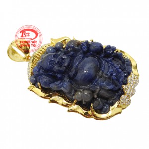 Mặt phật bọc vàng phú quý