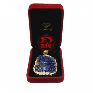 Mặt phật bọc vàng phú quý