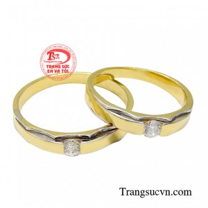 Nhẫn cưới nhập khẩu thời thượng là sự gắn kết lứa đôi, đồng điệu giữa2 tâm hồn.