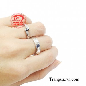 Nhẫn cưới vàng đẹp sang trọng kinh tế cho đôi bạn trẻ