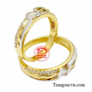 Đây là cặp nhẫn cưới tuyệt vời nhất dành cho những khách hàng có tiêu chuẩn lựa chọn khắt khe.