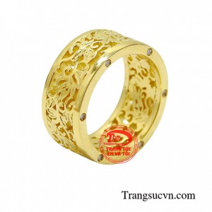 Nhẫn kim cương phú quý mang đến vẻ đẹp sang trọng, thanh lịch cho người đeo