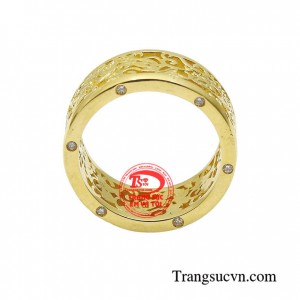 Nhẫn kim cương phú quý