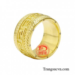 Nhẫn nam kim cương tài lộc đẩm bảo sự thoải mái, thuận tiện giúp người đeo luôn tự tin nhất